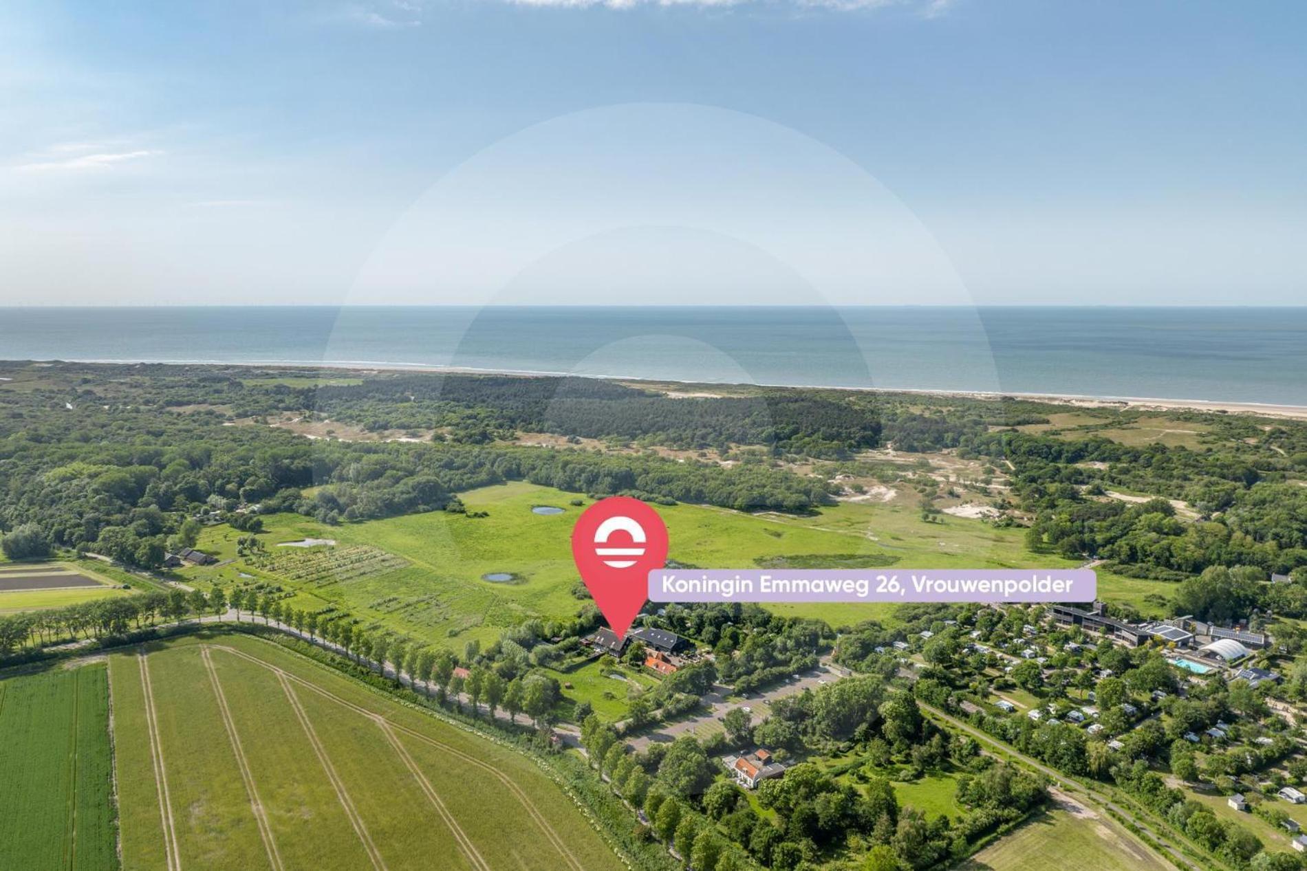 Vakantiewoning - Kon. Emmaweg 26 | Vrouwenpolder 'Uitspanning Oranjezon' Exterior photo